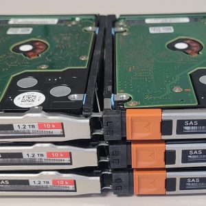 Lot of 6 x EMC 005050084 V4-2S10-012 2.5″ 1.2TB 10K SAS Hard Drive
